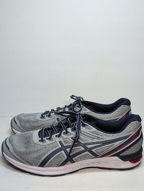 NWT Asics Grey/Navy gel-sileo running athletic sneakers men's size 13  EU 48